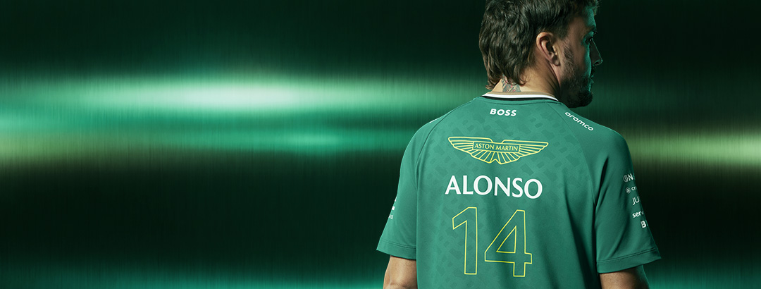 Aston Martin Camiseta Fernando Alonso XS : : Moda